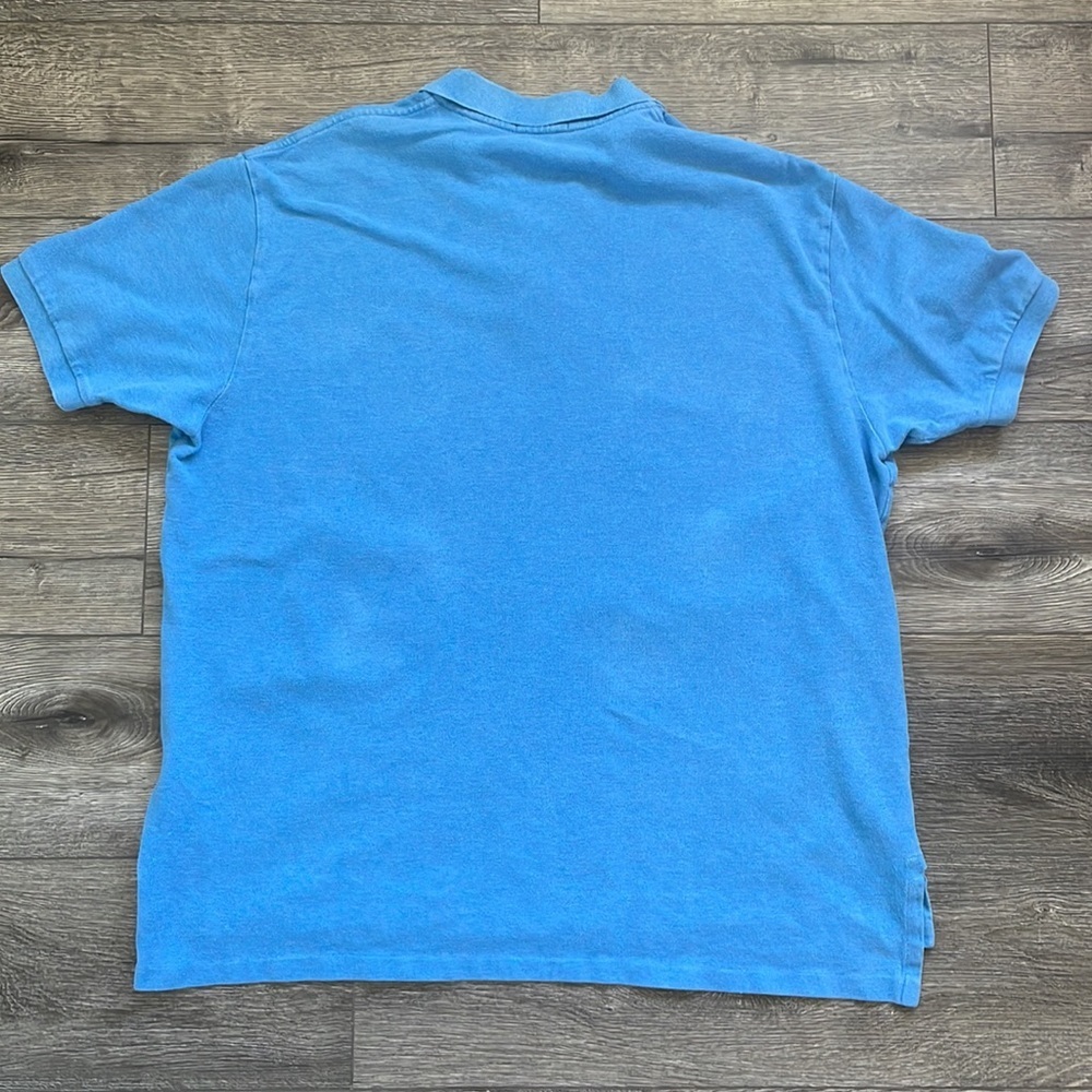 Polo Ralph Lauren | 100% Cotton Blue Men's Polo Shirt Size XXL 2XL - Picture 4 of 8